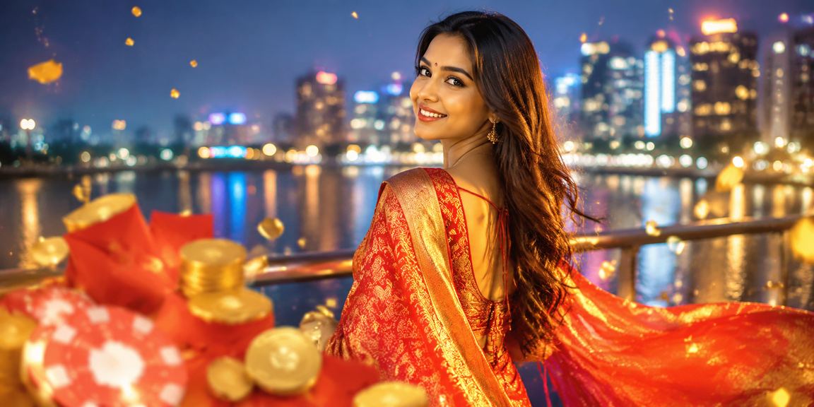 ঢাকায় লাল খামে বোনাস অফার নিচ্ছেন শাড়ি পরা নারী