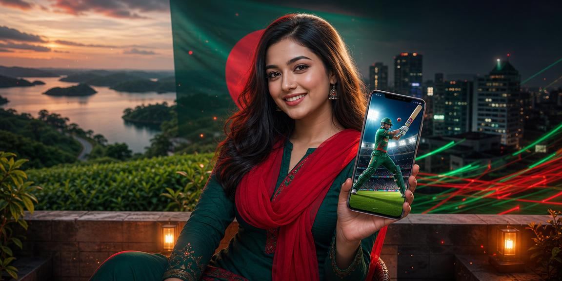 রাঙামাটিতে ক্রিকেট বেটিং দৃশ্য লাল সবুজ রঙের সাজসজ্জায়